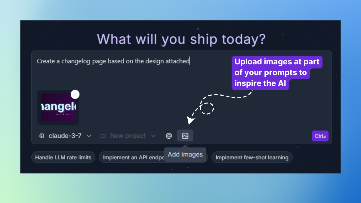Add screenshots and other images to your AI coding agent