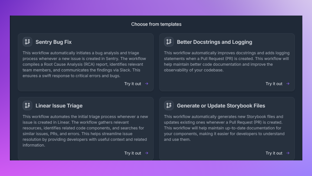 Template AI Development Automations